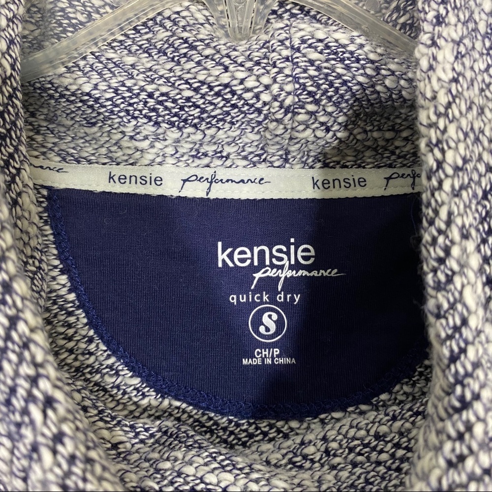 Kensie Cowl Neck Sweatshirt Kangaroo pocket S. High Low Cowl Neck Sweate… - Picture 3 of 7